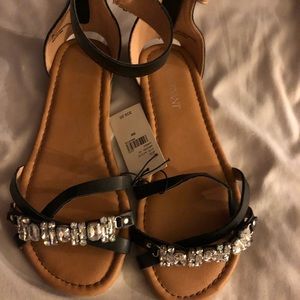 Bejeweled sandals
